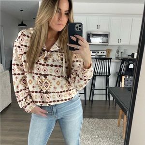 Aztec Sweatshirt fleece